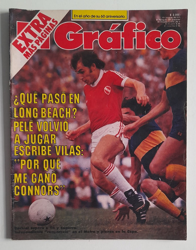 Revista El Grafico 3105 Bochini Independiente Año 1979