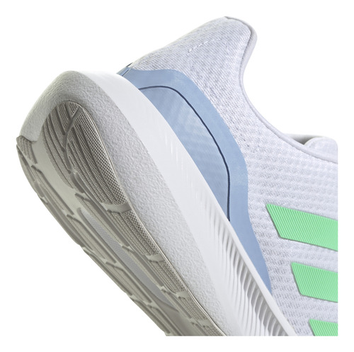 Tenis Dama adidas Runfalcon 3.0 Blanco Deportivo Running Entrenamiento Cintas Ajustables Para Mujer