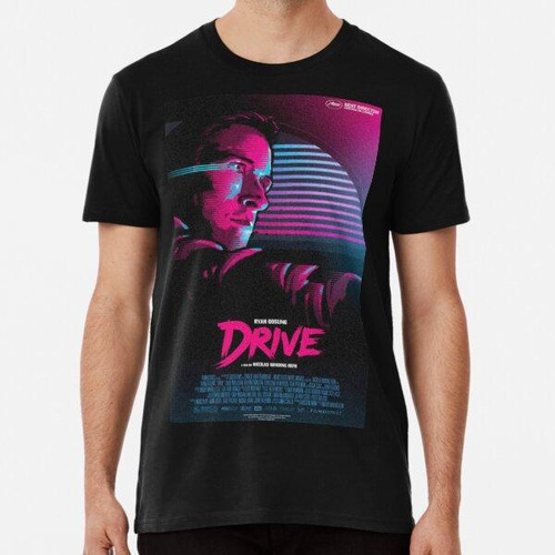 Remera Póster De Película Retro De Ryan Gosling Drive Algodo