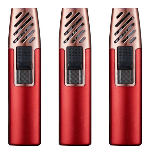 Antorcha De Gas Butano, Mxyrd-003, 3 Pzas, Red, Recargable