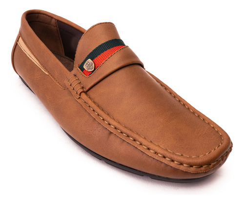 Mocasín Casual Hombre Elliot Café Thunder Blue