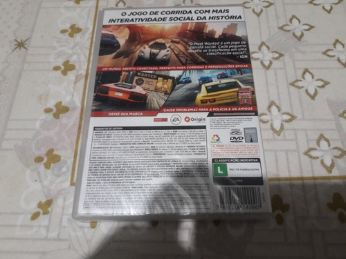 Pc Need For Speed Most Wanted Lacrado. (Usado)