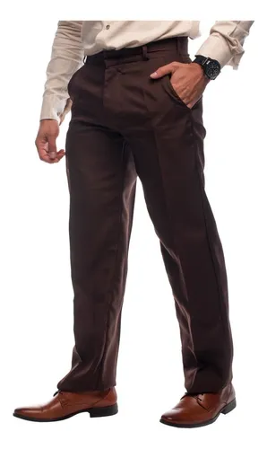 Calça Social Masculina Oxford Tradicional Tecido