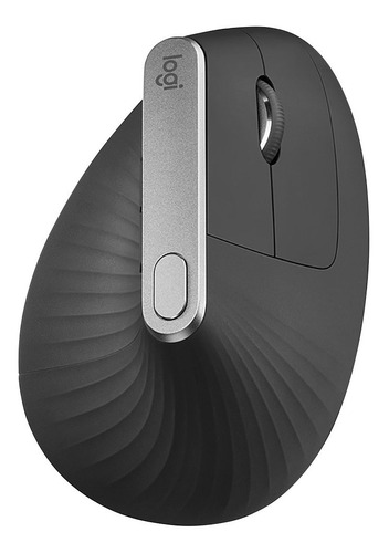 Imagen 5 de 5 de Mouse vertical inalámbrico recargable Logitech MX Vertical negro
