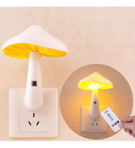 De Lámpara De Hongo Enchufe En Apliques De Pared Enchufe Luz