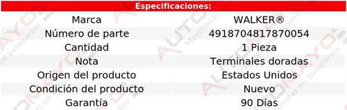 Sensor Cts Walker Elr Para Cadillac L4 1.4l 2014 - 2016