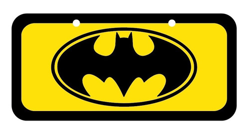 Placa Para Bicicleta - Batman