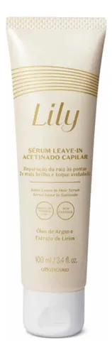 Sérum Leave-in Acetinado Capilar Lily 100ml O Boticario