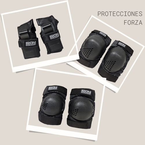 Kit Protecciones Iron Roller Forza Protec Niños 6 Piezas