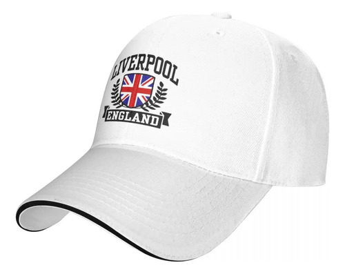 Gorra De Béisbol Con La Bandera Del Reino Unido Del Liverpoo