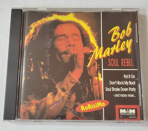 Cd Bob Marley Soul Rebel Original 