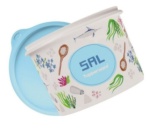 Imagem 2 de 2 de Caixa De Sal Floral Tupperware