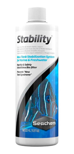 Seachem Stability 500ml - Acelerador Biológico Para Aquário