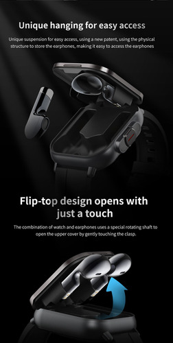 Reloj Inteligente Con Auriculares Bluetooth Call Para Androi
