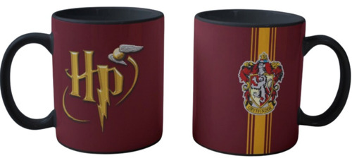 Mug Magico Harry Potter 4 Casas Howards Gryffindor + Nombre