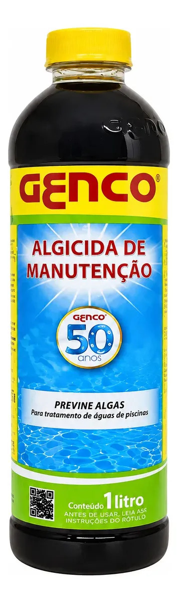 Algicida De Manutenção Previne Algas na Piscina Genco