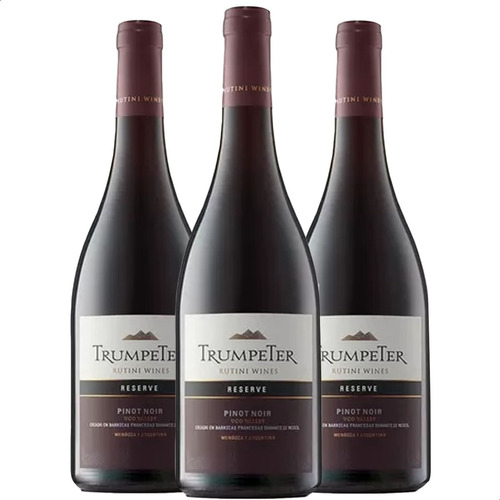 Vino Trumpeter Reserva Pinot Noir 750ml - 01almacen Pack X3