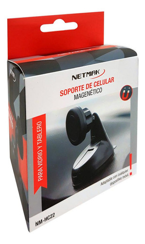 Imagen 1 de 1 de Soporte Netmak Celular Auto Brazo Flexible Nm-hc22 Sopapa