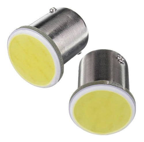 Par De Focos Led Cob Direccional Reversa Stop 12v 1156 Ba15s