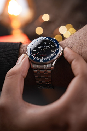 Reloj Duxot Hombre Henri Diver Automatic Presidential Blue