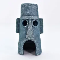 Comprar Adorno Bob Esponja Moai Casa Calamardo Penn Plax Original