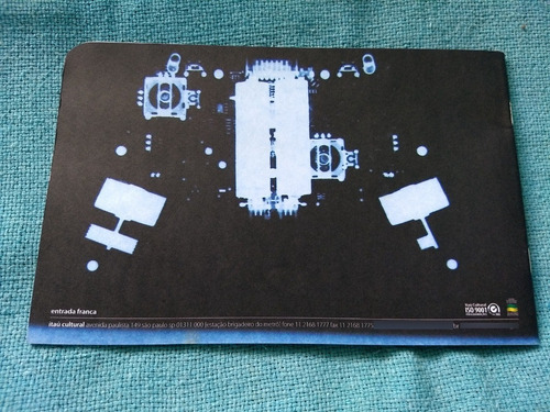 Ingresso Convite Folder Gameplay Itaú Cultural Raro Colecão (Usado)