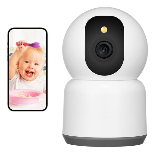 Monitor De Cámara De Seguridad Wifi Hd En Interiores