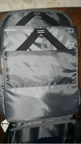 Imagen 10 de 10 de Mochila Antirrobo Xddesing Bobby Casual Color Negra