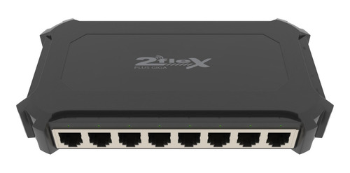50x Switch 8 Portas Gigabit Poe Rev Plus 2f-n8gprplus 2flex