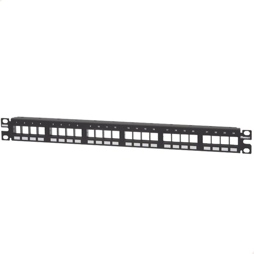 Panel De Parcheo Modular Netkey 1u 24 Puertos Panduit