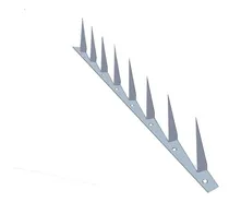 Comprar Arame Farpado Lança Para Muro Simples 1m Cor Prateado