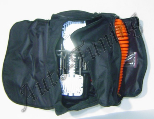 Imagen 5 de 7 de Compresor Doble Piston 12v Metal Auto Camioneta Con Bolso
