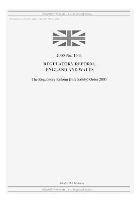 Libro The Regulatory Reform (fire Safety) Order 2005 - Un...