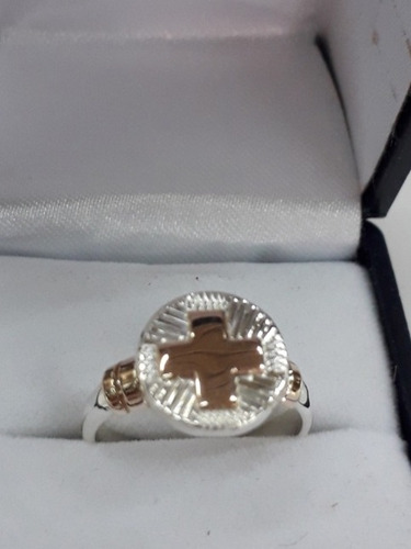 Anillo Enfermera En Plata Y Oro