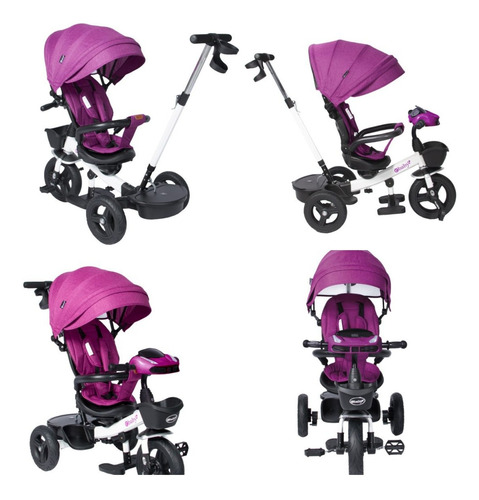 Triciclo Con Asiento Giratorio Y Reclinable Ebaby