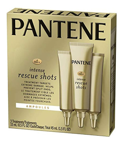 Pantene Rescue Shots Tratamiento De Ampollas De Cabello, Pro