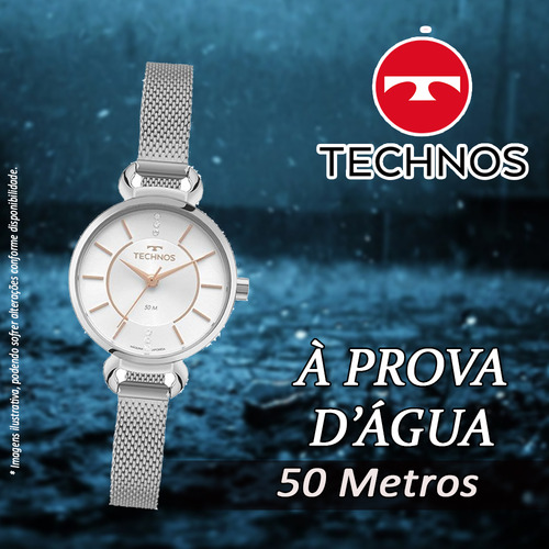 Relógio Mini Technos Feminino 2035nbp 1k