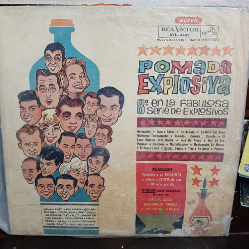 Vinilo Pomada Explosiva Prieto Tnt Sedaka Land Anka Cp2