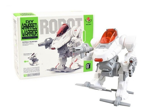 Robot Guerrero Armable Cute Sunlight 2041 Color Blanco