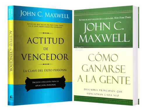 Actitud De Vencedor + Cómo Ganarse A La Gente Pack 2 Libros