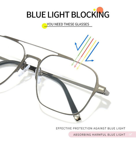 Gafas 3 En 1, Anti-luz Azul, Con Clip Magnético