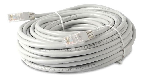 Imagen 4 de 6 de Cable De Red 20 Metros Utp Wifi Internet Router Tv Ps4