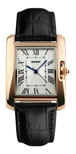 Relógio Skmei De Luxo Modelo 1085 Original Pulseira Couro