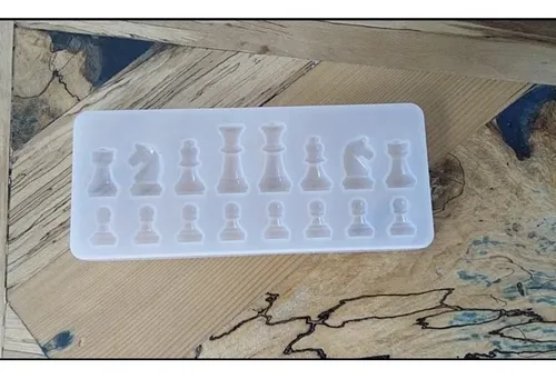 Jogo de Xadrez de epóxi DIY Espoxy Xadrez de resina com acabamento em  silicone Molde - China Xadrez Molde , jogo de Xadrez