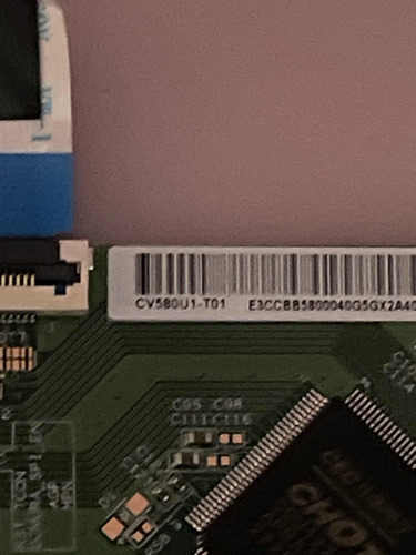 Main + Tcon Hisense 58a6hv Rsag7.820.11716/roh Cv580u1-t01 (Usado)