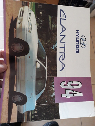 Folleto Original /brochure Hyundai Elantra 1hoja Colección