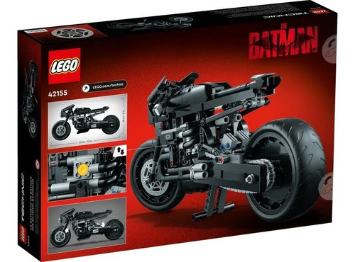 Kit De Construcción Lego Technic The Batman Batmoto 42155 3+ Cantidad De Piezas 641