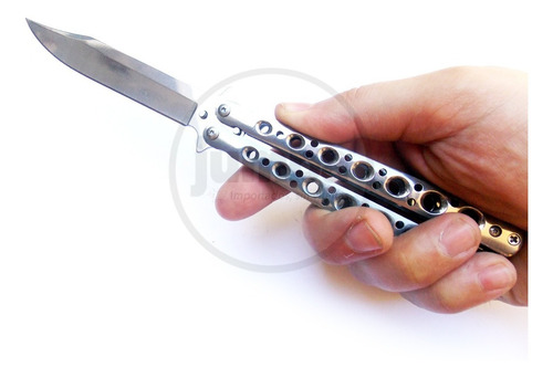 Navaja Mariposa Balisong Plate C/filo Traba Clip Tac Force