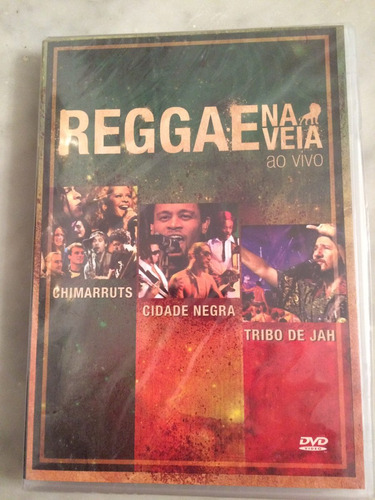 Dvd Reggae Na Veia Ao Vivo/ Chimarruts/cidade Negra/tribo De