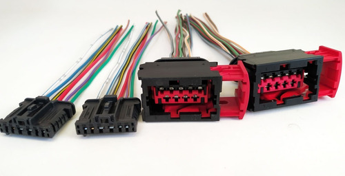 Plug Chicote Conector Farol Citroen C3 Kit Com 4 Pçs
